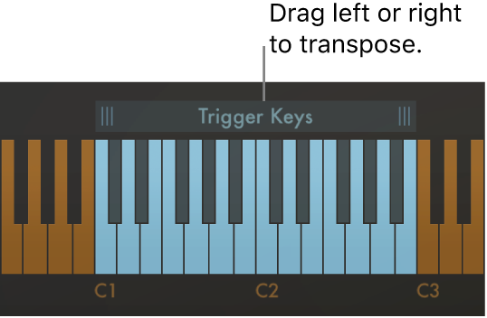 Figure. Action of chord transposition.