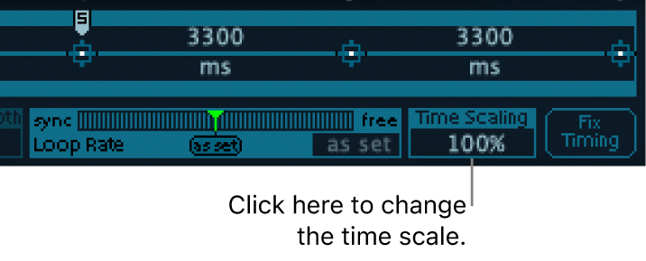 Figure. Vector Envelope Time Scale parameter.