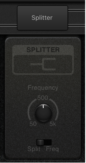 図。「Splitter」ユーティリティウインドウ。