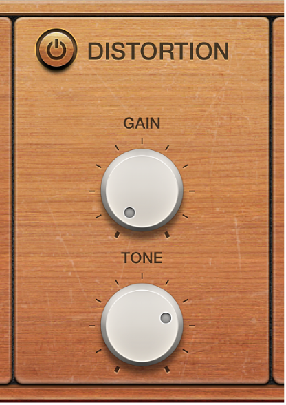 図。Vintage Clavの「Distortion」のパラメータ。