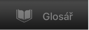 Tlačítko Glosář