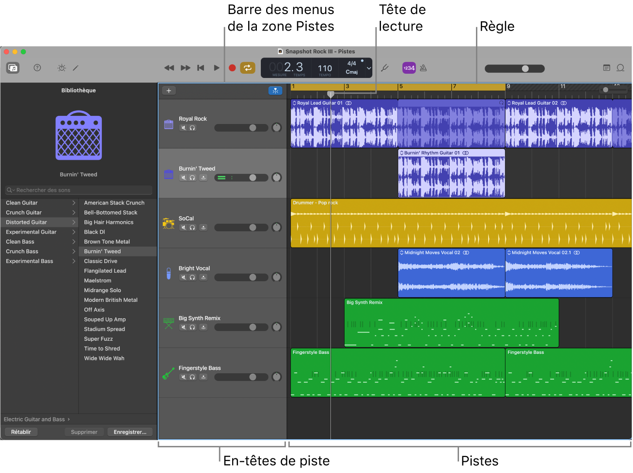 La zone Pistes.