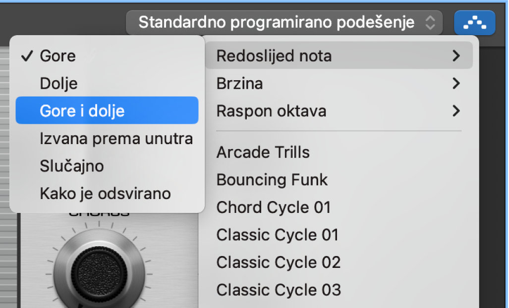 Arpeggiator za Smart Controls.