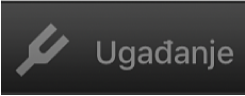 Tipka za ugađanje.