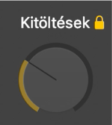Kitöltések gomb.