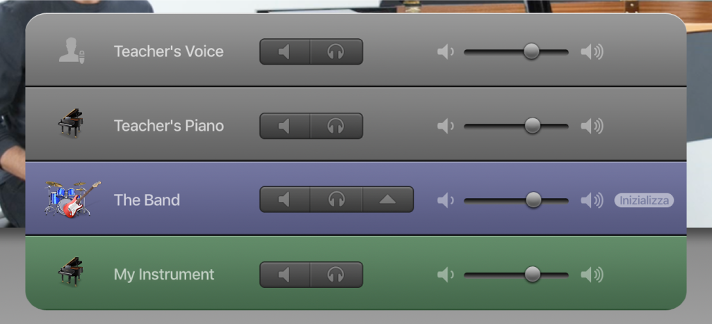 Mixer “Impara a suonare”.