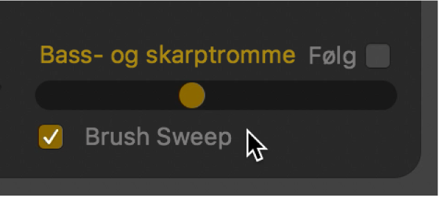 Brush Sweep-avkrysningsrute