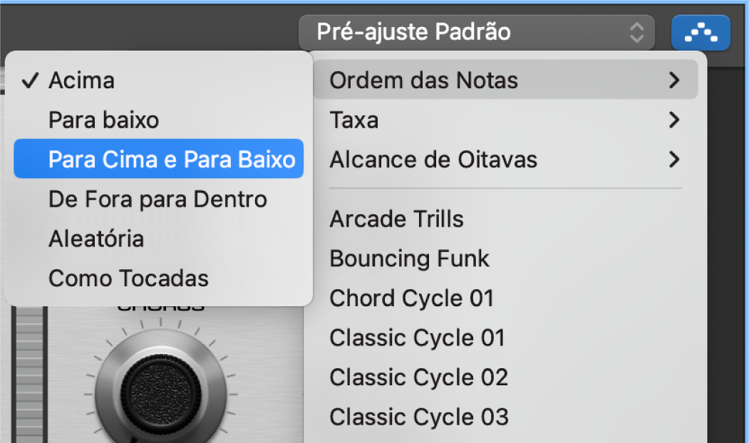 Arpejador dos Smart Controls.