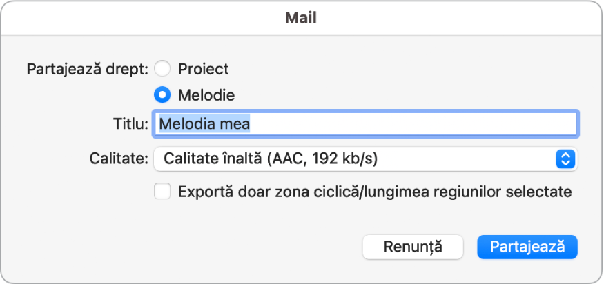 Dialog Mail Drop.