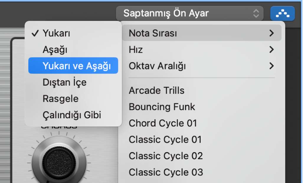 Smart Controls Arpej Oluşturucu.