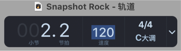 控制条中的 LCD，正在编辑速度