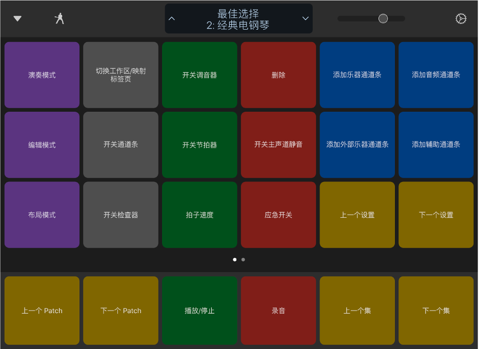 图。“键盘命令”视图。