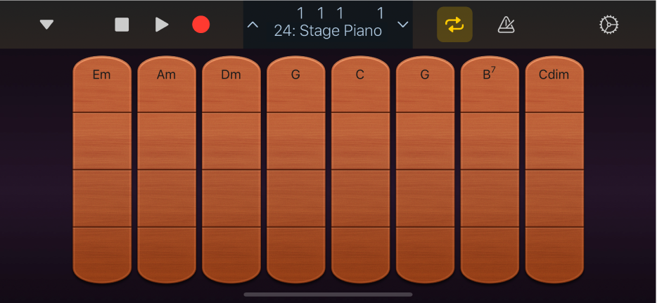 Figure. Strings Chord Strips.