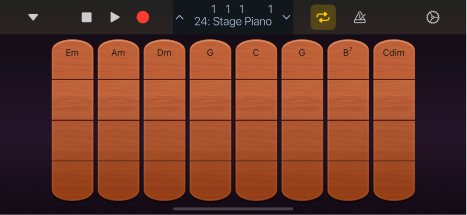 Figure. Strings Chord Strips.