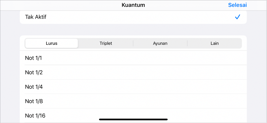 Menu Kuantumkan Sel.