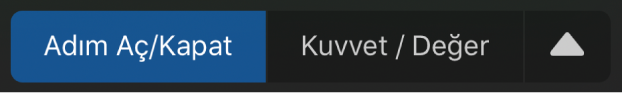 Düzenleme Modu seçicisi.