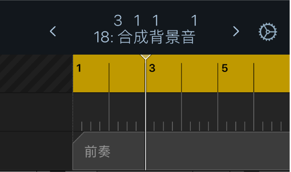 图。控制条显示下方的循环区域。