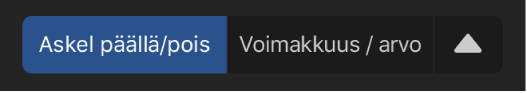 Muokkaustilan valitsin.