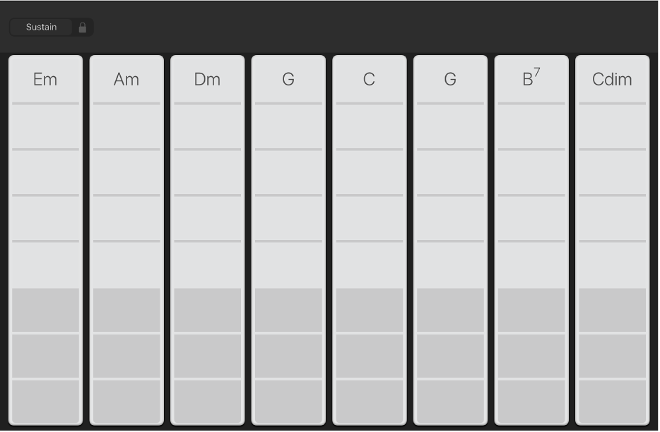 Figure. Keyboard Chord Strips.