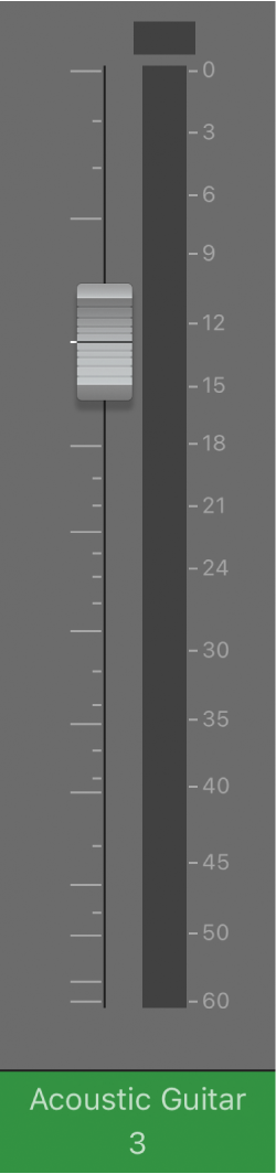 Afbeelding. Volumefader.