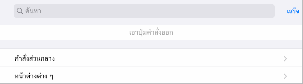 ภาพ แผ่นปุ่มคำสั่ง