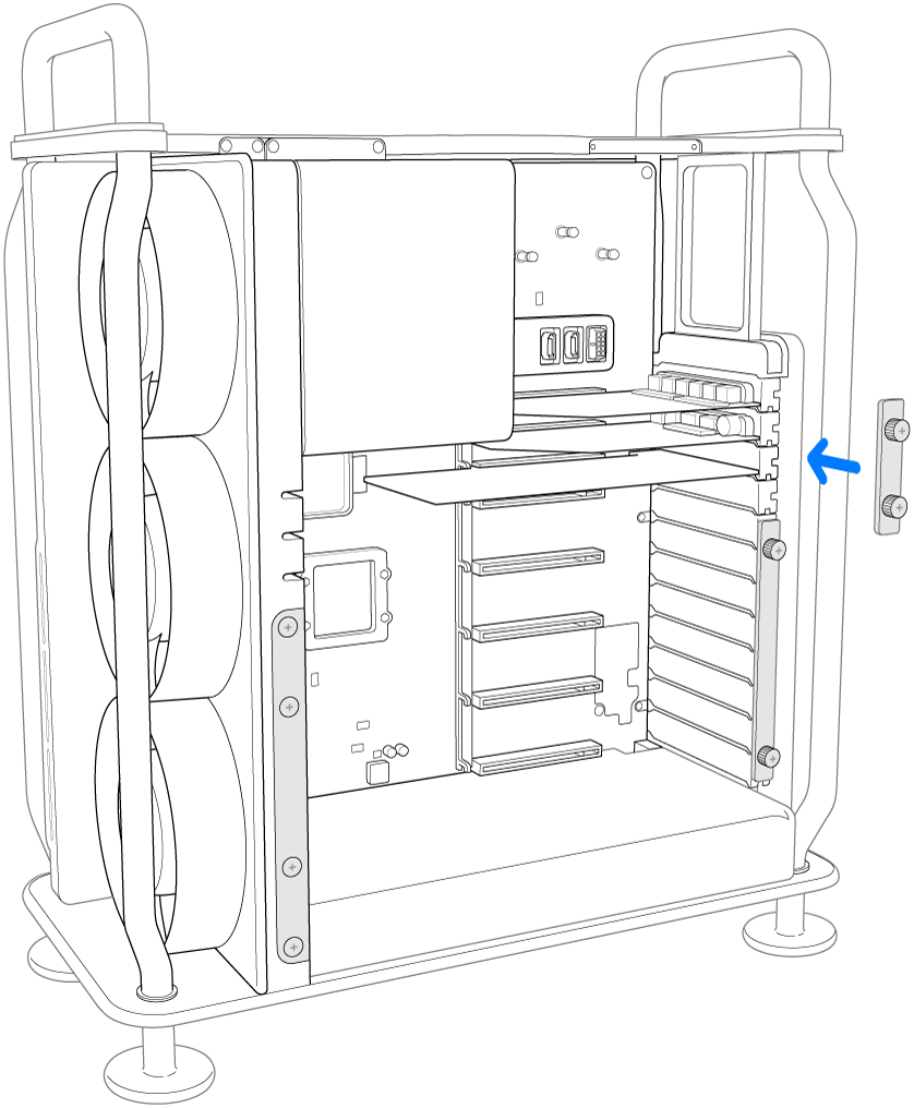 Réinstallation du support latéral.