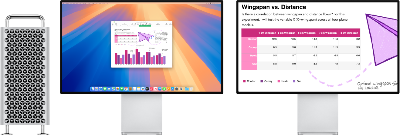 Ingrandimento dello schermo attivo sul monitor di destra, con la dimensione dello schermo fissa sul monitor a sinistra.