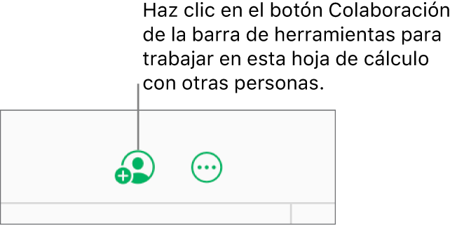 El botón Colaboración de la barra de herramientas.