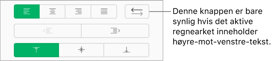 Tekstretning-knappen i Format-sidepanelet.