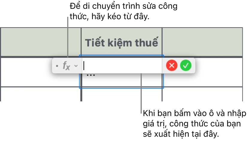 Trình sửa công thức.