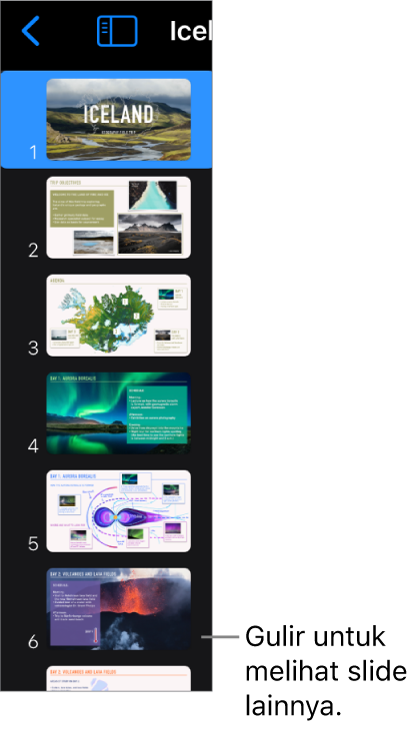 Navigator slide.