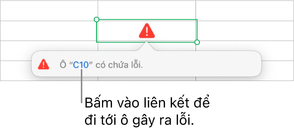 Liên kết lỗi ô.