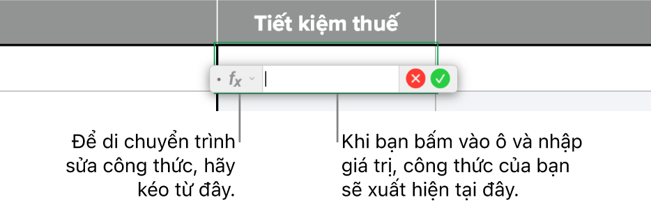 Trình sửa công thức.