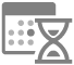 le bouton de clavier de date et d’heure