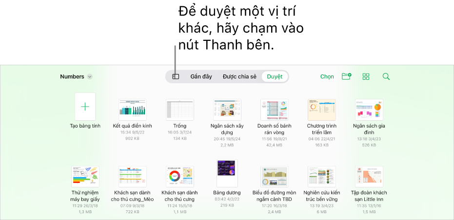 Trình quản lý tài liệu dành cho iPad.