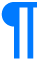 Symbole d’une nouvelle ligne