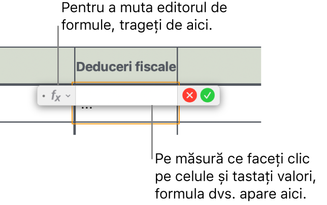Editorul de formule.