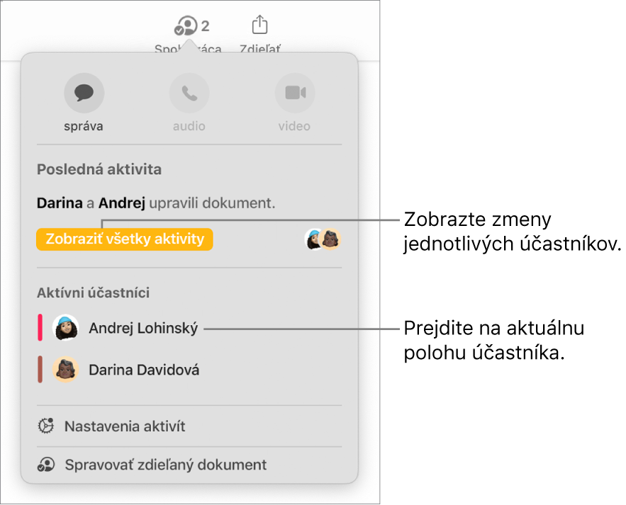 Menu spolupráce s uvedenými dvomi aktuálnymi účastníkmi.