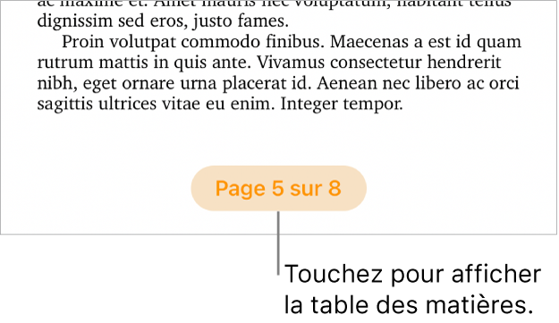 Un document ouvert avec le nombre de pages « 3 sur 3 » en bas au centre de l’écran.