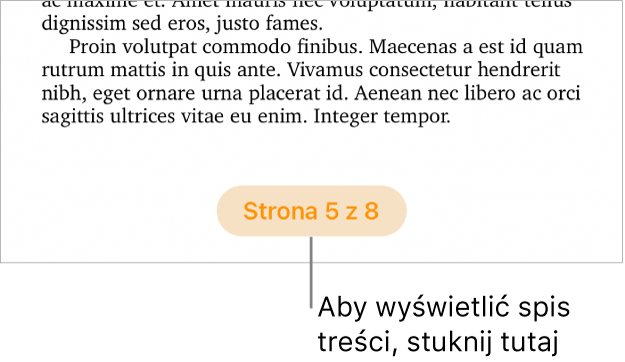 Otwarty dokument. Na dole, po środku ekranu, widoczna jest liczba stron, trzy z trzech.