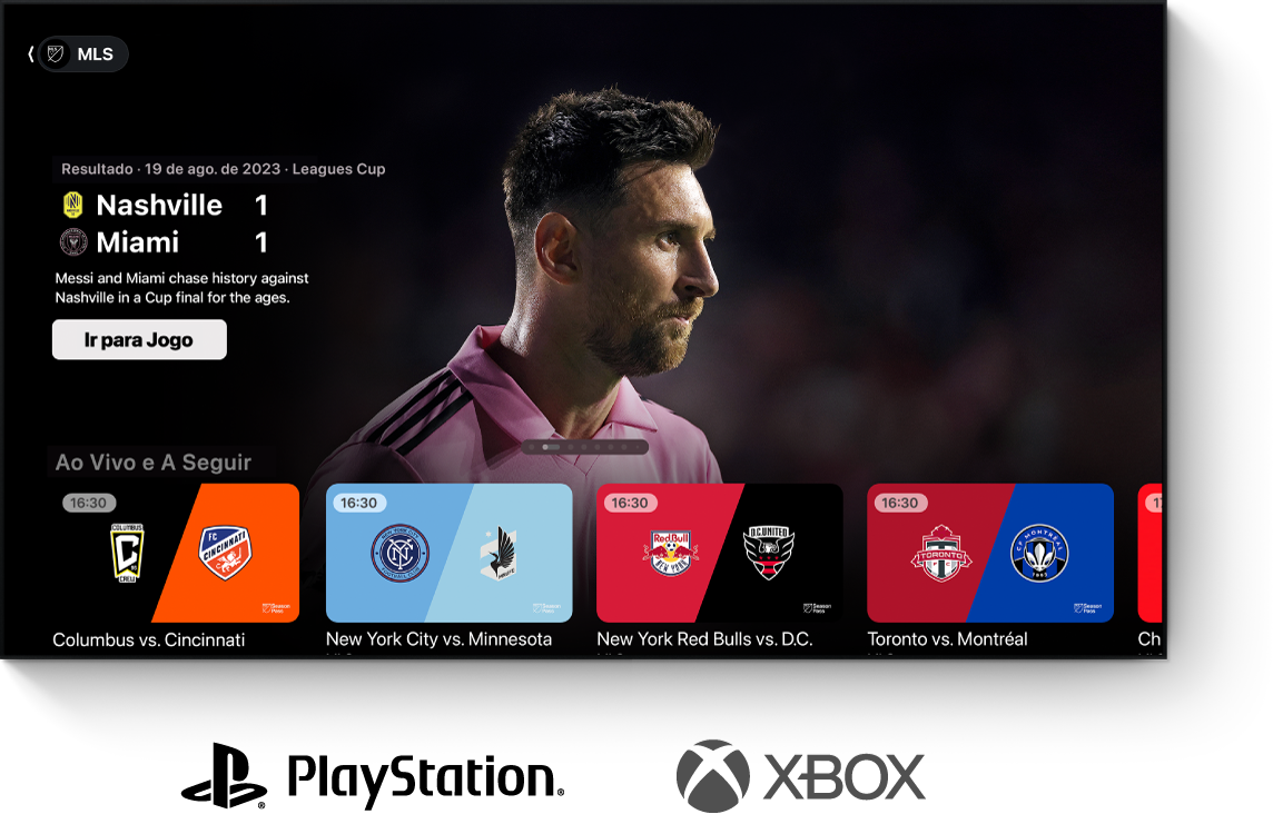 Assista em consoles de videogame Suporte da Apple BR