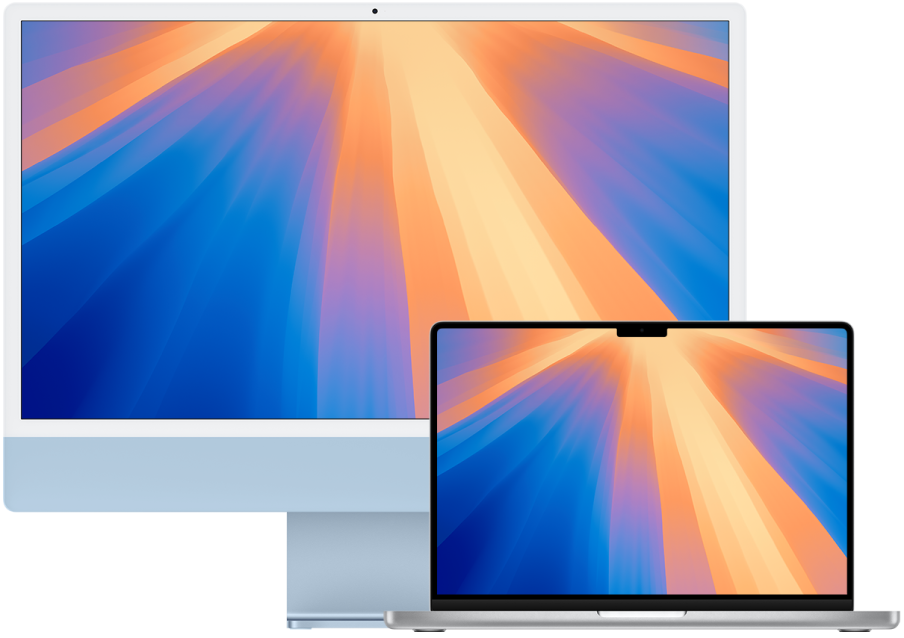 Slika računala iMac i MacBook Pro
