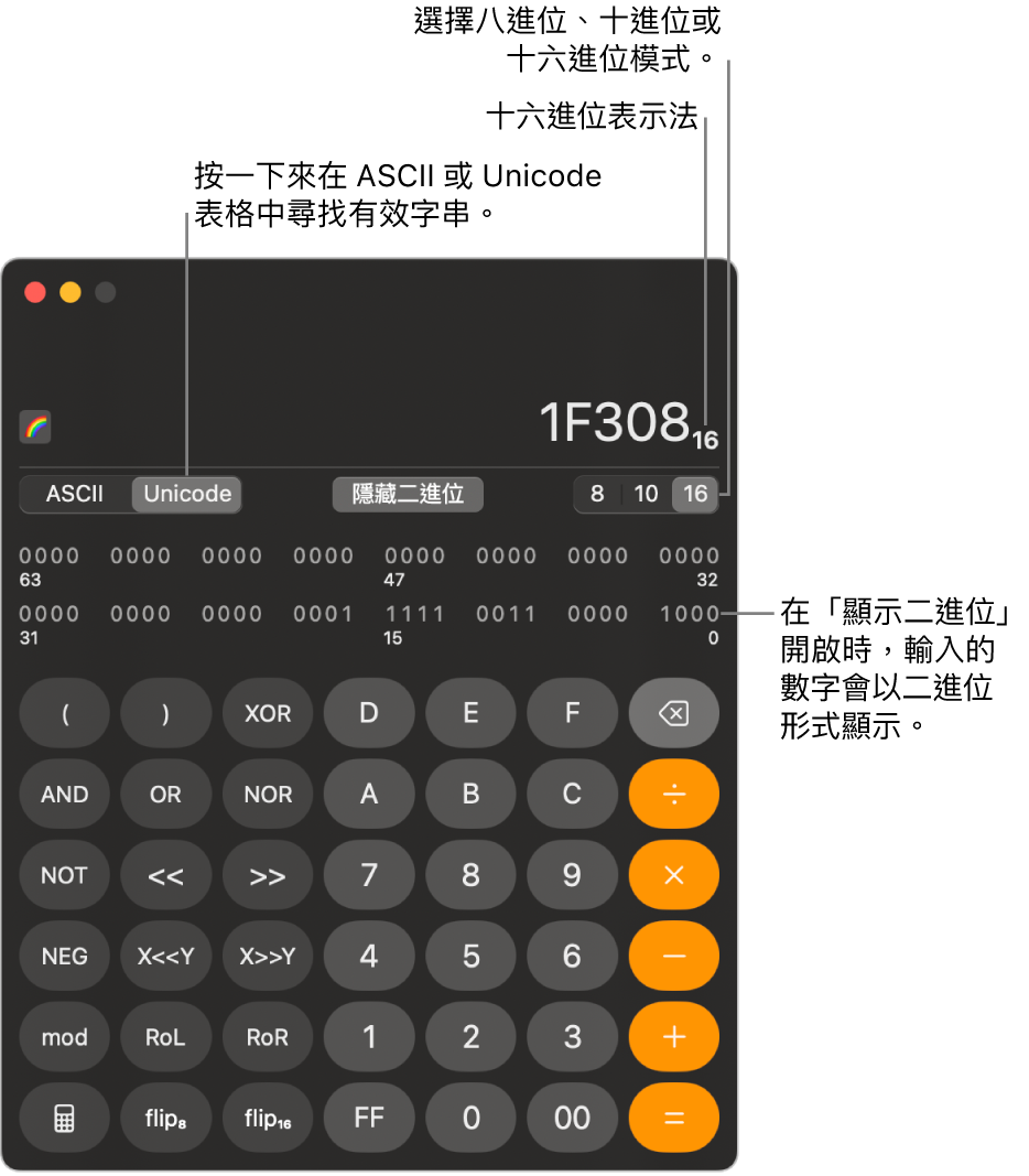 處於程式設計模式的計算機。
