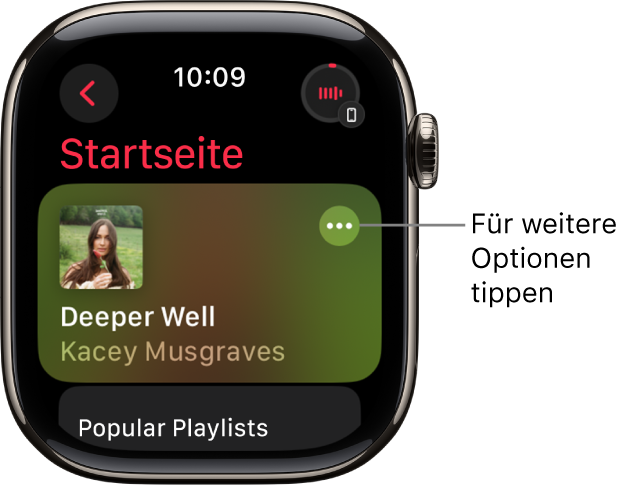 Wiedergeben von Musik auf der Apple Watch Apple Support DE