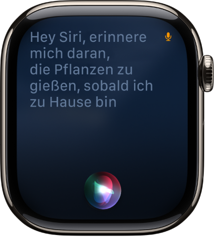 Verwenden von Siri auf der Apple Watch Apple Support DE