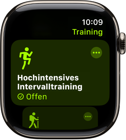 Einfuhrung in die App Training auf der Apple Watch Apple Support DE