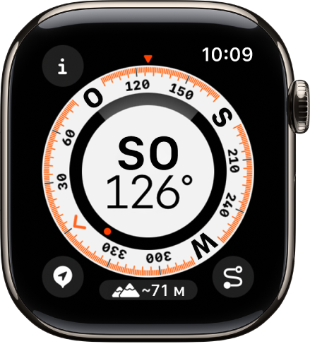 Verwenden der App Kompass auf der Apple Watch Apple Support DE