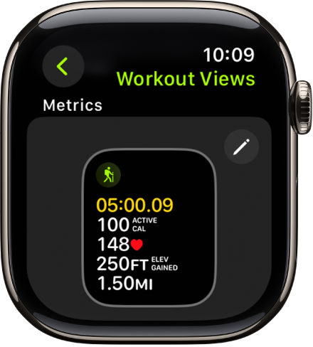 Exercise settings on apple watch sale