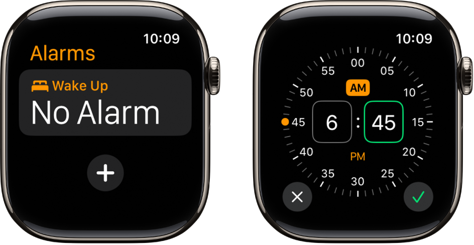 Add an alarm on Apple Watch Apple Support