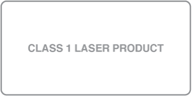 o símbolo de produto Laser de Classe 1